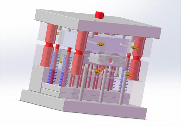Injection molding in a clean room