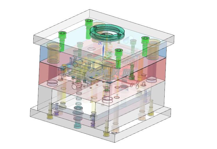 Ejector rod injection molding