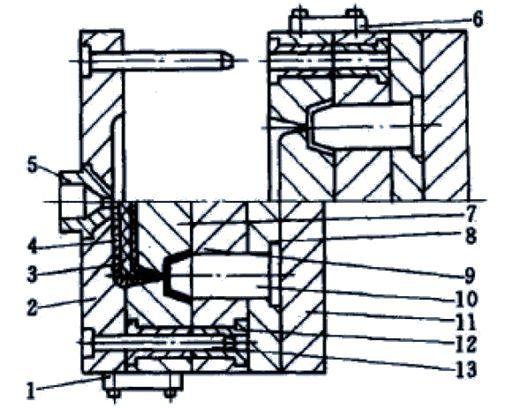 Injection mold sprue