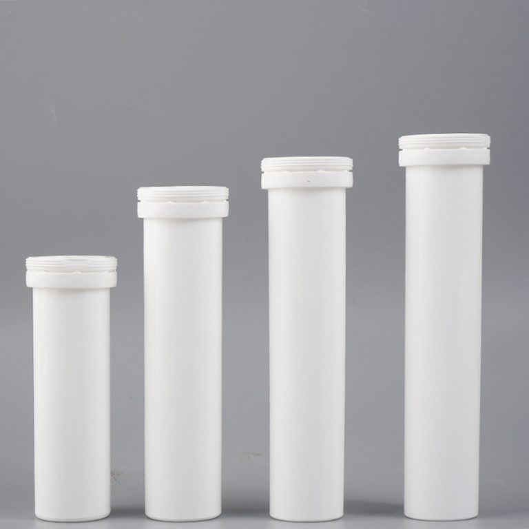 Injection molded vitamin VC plastic bottles, heat transfer printing effervescent tubes, effervescent bottles