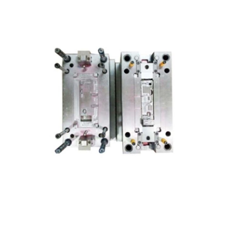 Customized dual color mold for automotive interior parts, automotive connector surround panel decorative strip outer shell mold injection molding processing